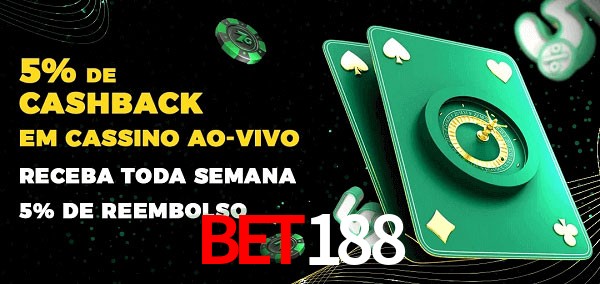 Promoções do cassino ao Vivo Bet188